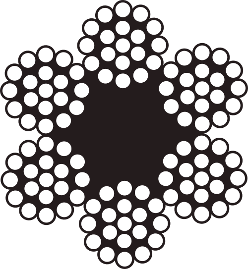 Lina stalowa 6 x 19 + FC